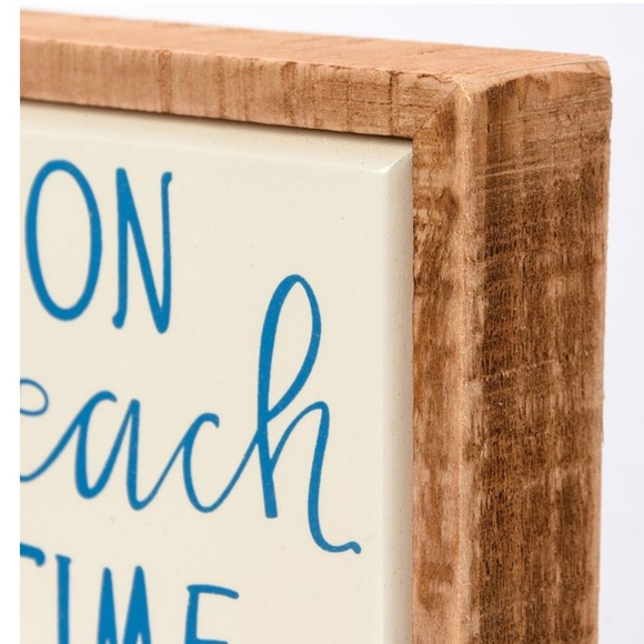 On Beach Time Box Sign Mini - Picture 3 of 3